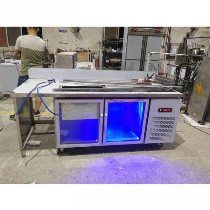 450L 60Hzの商業ステンレス鋼の冷蔵庫の冷凍庫 1