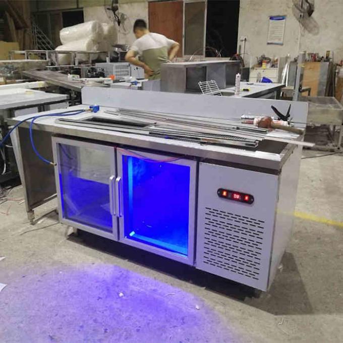 450L 60Hzの商業ステンレス鋼の冷蔵庫の冷凍庫 2