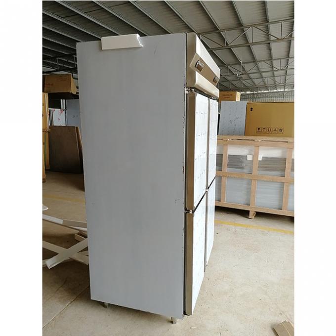 4ドア300Wの商業ステンレス鋼の冷蔵庫の冷凍庫 1