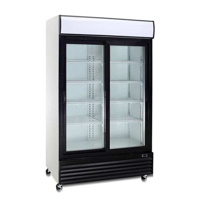 有効な冷却400W 240Vのガラス ドアの飲料冷却装置 0