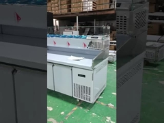 引き出し付きのピザプレテーブル冷蔵庫