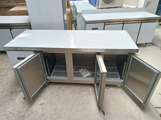 3 ドア カウンター 低温 ステンレス スチール 作業台 キッチン 設備