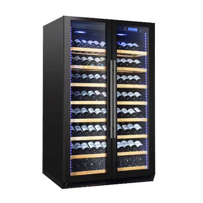 支えがない220w 600Lの商業ワインの表示クーラー