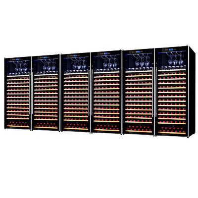 110本のびん青いLEDのワイン貯蔵室冷却装置