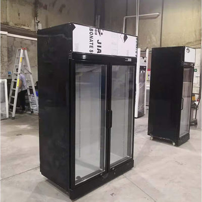 サーベル1000L 2の直立物のガラス ドア冷却装置Embracoの圧縮機