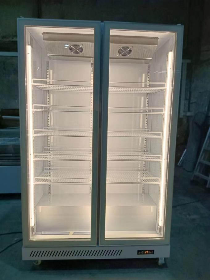 R290冷却剤を搭載した商用ガラスドアの冷蔵庫 0