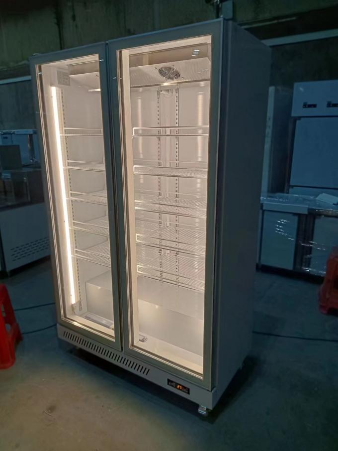 R290冷却剤を搭載した商用ガラスドアの冷蔵庫 1