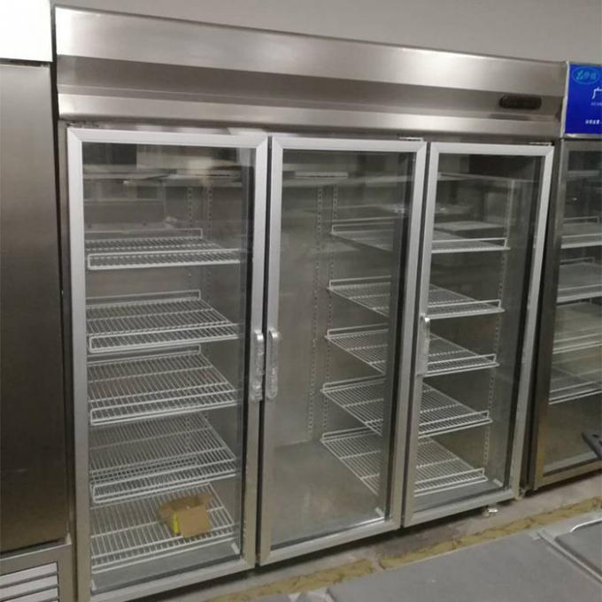 110W 1500Lの商業ステンレス鋼の冷蔵庫の冷凍庫 0