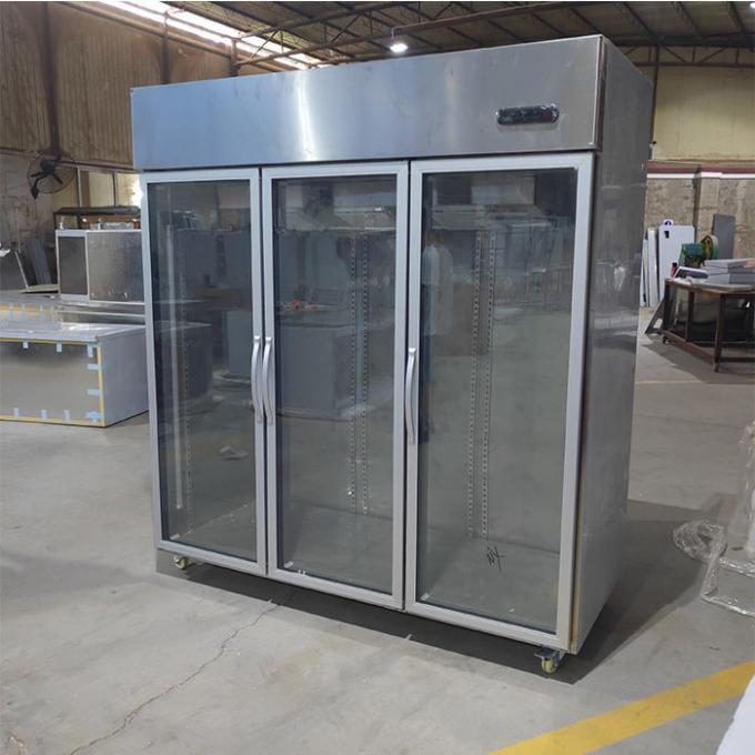 110W 1500Lの商業ステンレス鋼の冷蔵庫の冷凍庫 1