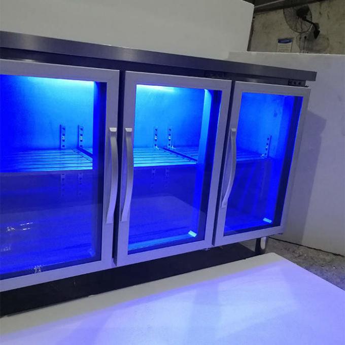 セリウム550Lの商業ステンレス鋼の冷蔵庫の冷凍庫 1
