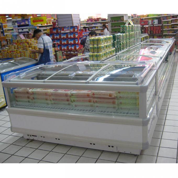 表示冷凍食品のための上の開いた商業深い冷却装置 2