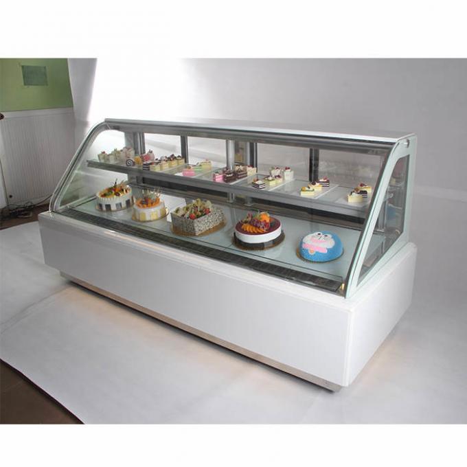 平たい箱は900W商業パン屋装置1.8mのパン屋の表示冷却装置に棚に置く 0