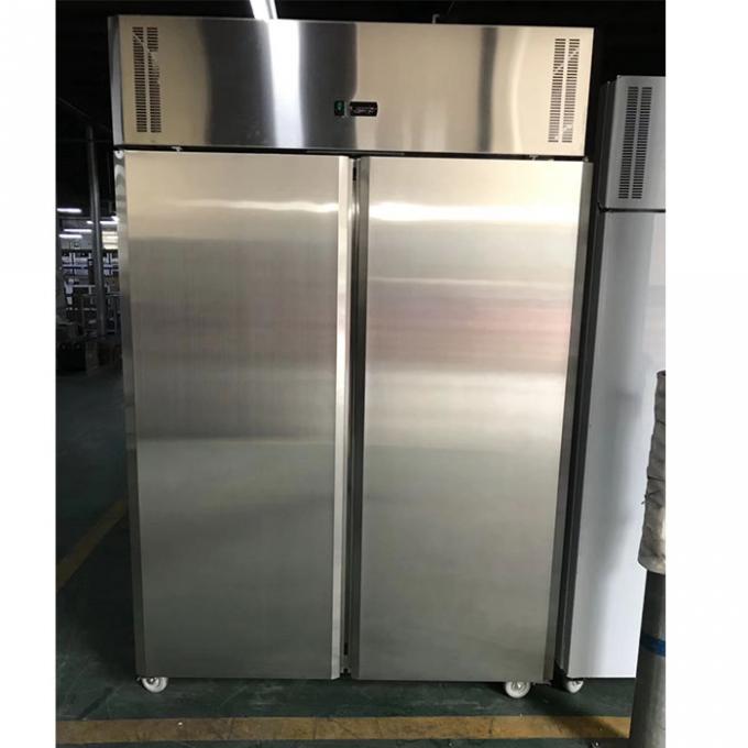 R404A 450Wの商業ステンレス鋼の冷蔵庫の冷凍庫 1