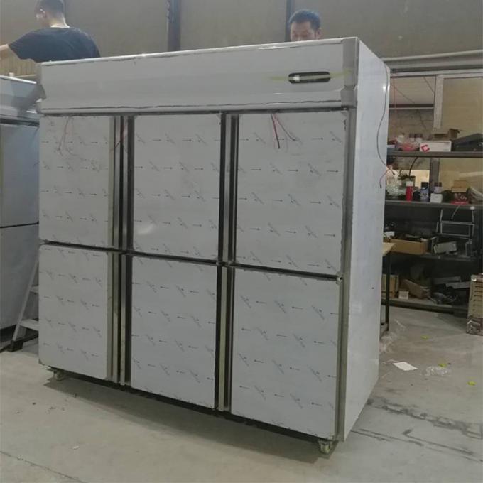 650W台所のための商業ステンレス鋼の冷蔵庫の冷凍庫 2